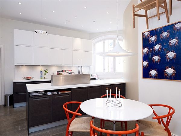 Квартира в классическом стиле и с оригинальными элементами декора в Швеции