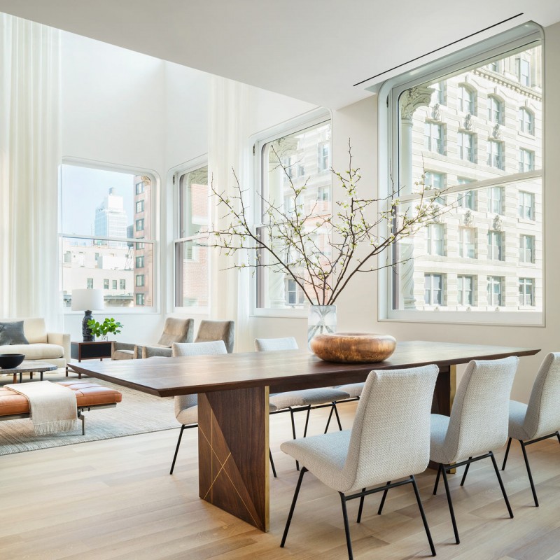 Минималистичный пентхаус в Нью-Йорке