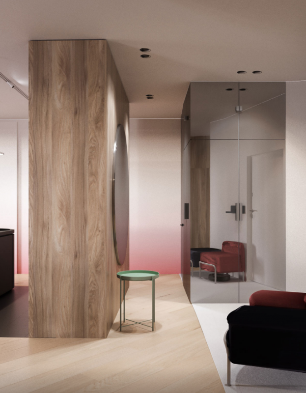 Оформление квартиры в светлых тонах с яркими акцентами Оформление квартиры в светлых тонах с яркими акцентами