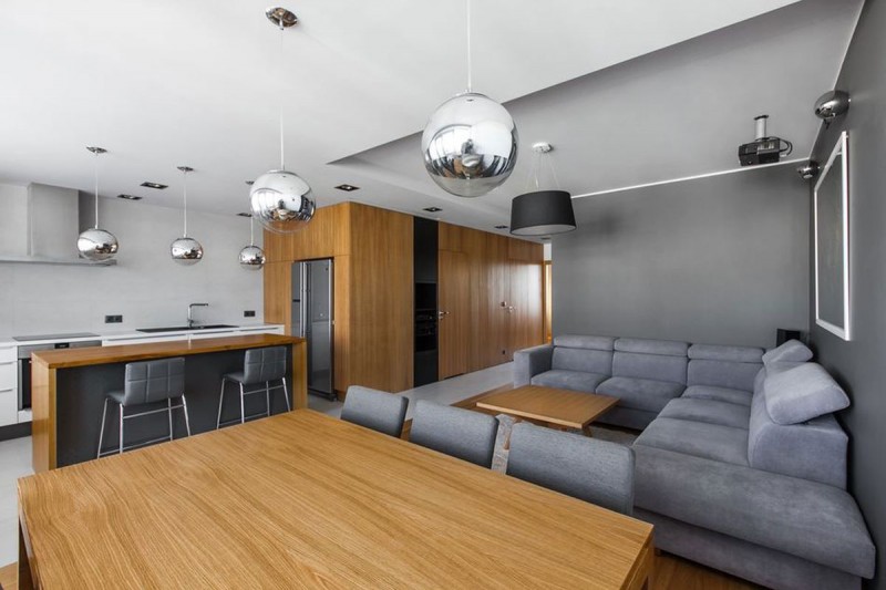 Функциональный интерьер квартиры в Познани, Польша