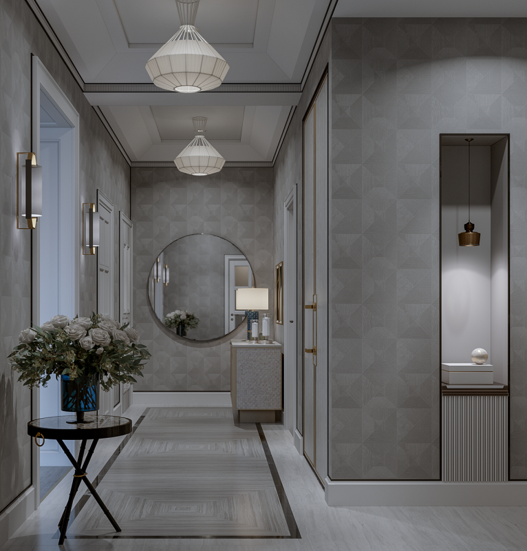 Гостиная в неоклассическом стиле Гостиная в неоклассическом стиле