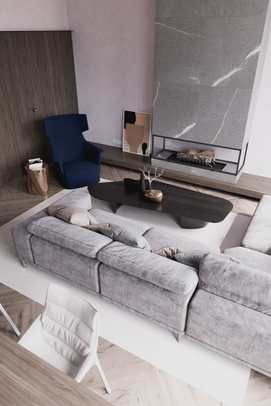 Интерьер квартиры в пастельных тонах