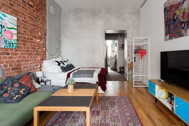 Интерьер квартиры в стиле "лофт"