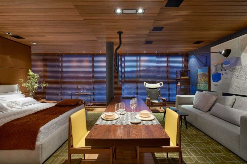 Интерьер студии в Бразилии Интерьер студии в Бразилии