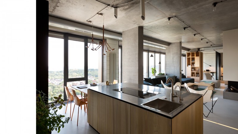 Пентхаус площадью около 200 м2 в Киеве Пентхаус площадью около 200 м2 в Киеве