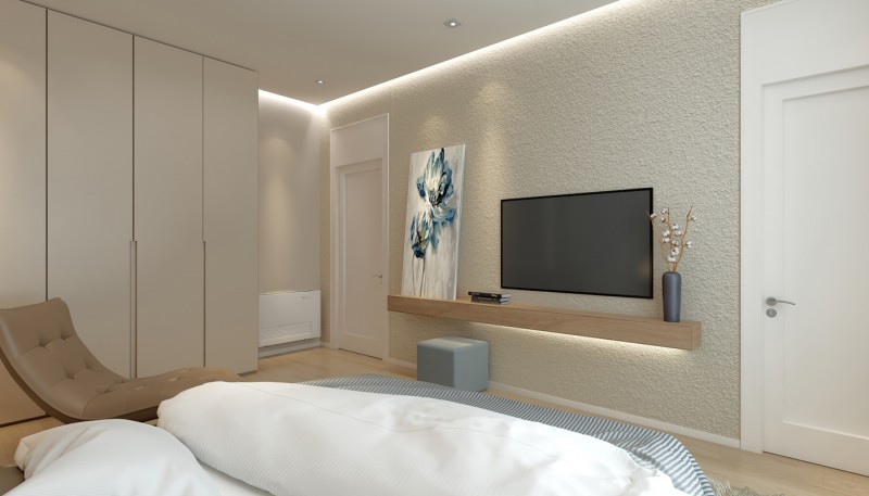 Проект квартиры в светлых тонах