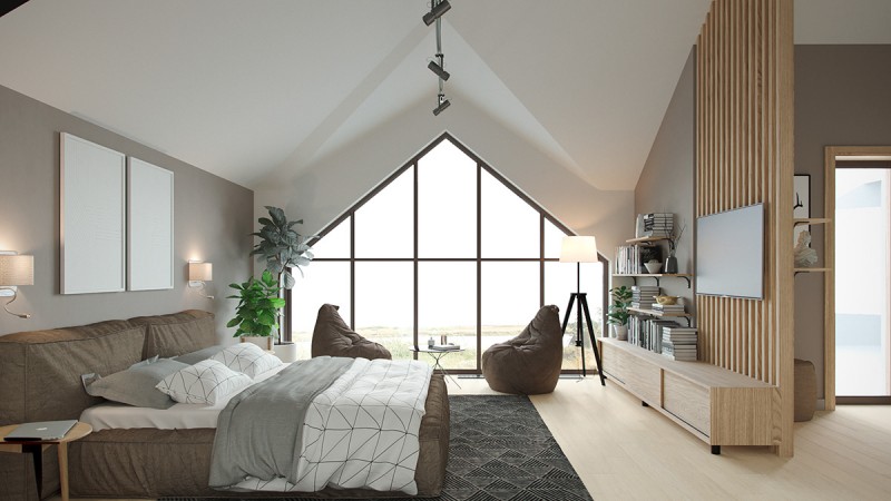 Просторный светлый коттедж