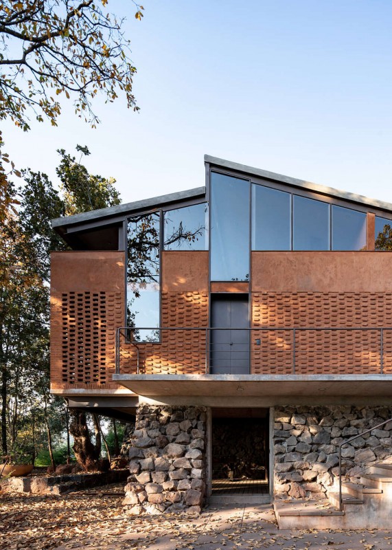 Дом для отпуска, расположенный в небольшом городке Мичоакан в Мексике