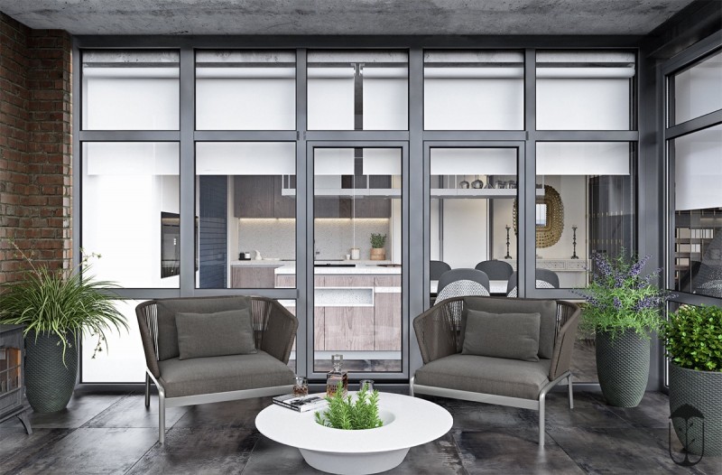 Двухуровневая квартира в Вильнюсе, Литва