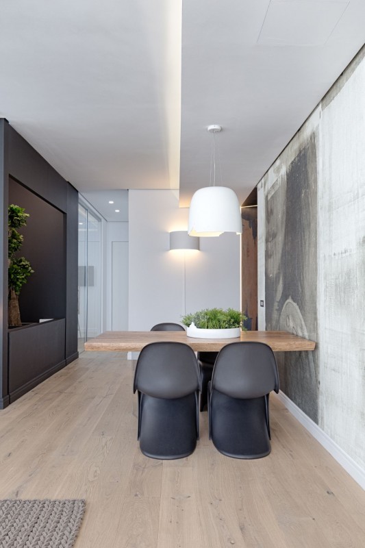 Интерьер комфортного и стильного пентхауса