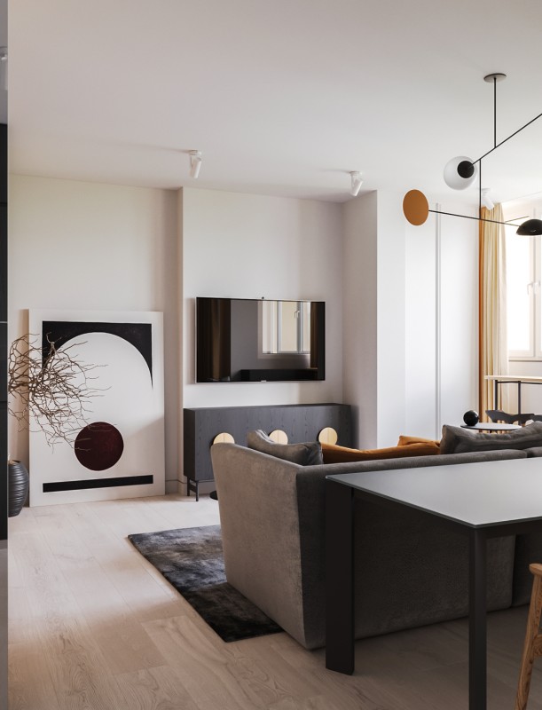 Интерьер квартиры-студии