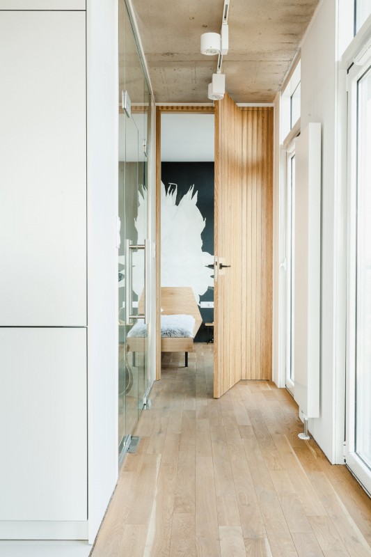 Интерьер пентхауса в Познани, Польша