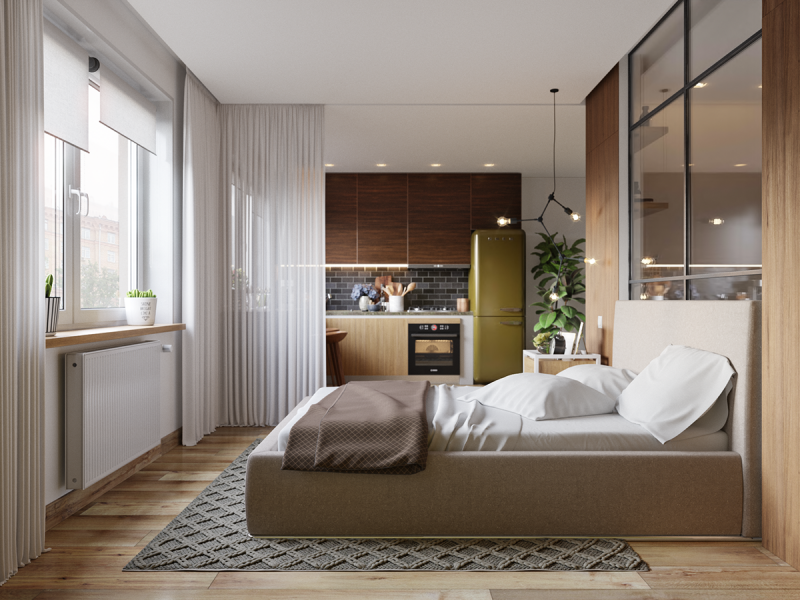 Интерьер уютной квартиры в Харькове