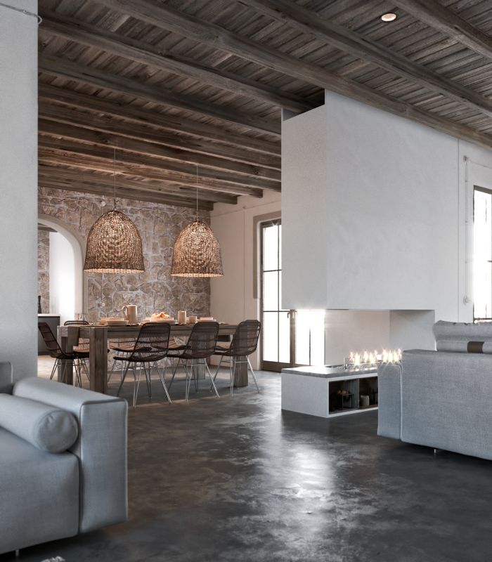 Интерьер уютной виллы