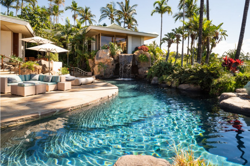 Вилла на курорте Мауна-Кеа на Гавайях Вилла на курорте Мауна-Кеа на Гавайях