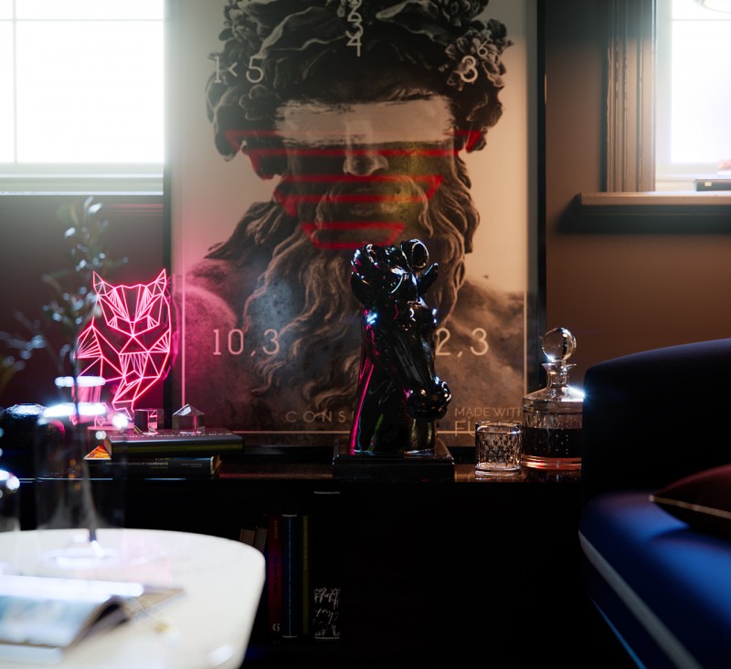 Атмосфера загадочности и шика - интерьер в темных тонах