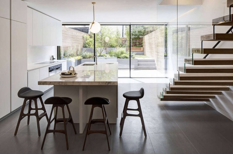 Интерьер дома с террасой в Лондоне