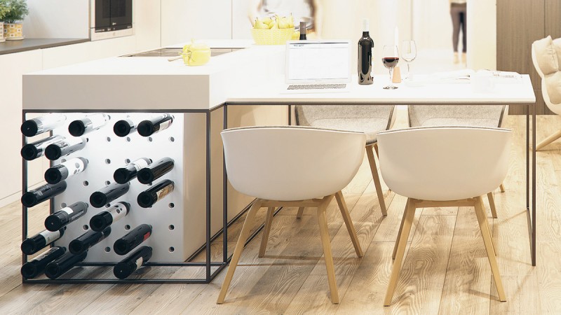 Интерьер светлых просторных апартаментов