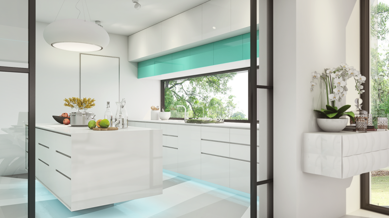 Оформление в черно-белых тонах