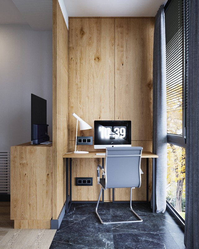 Гармоничное сочетание цветов в интерьере минской квартиры