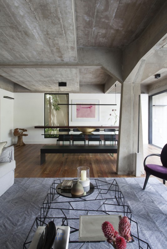 Интерьер с элементами индустриального стиля Интерьер с элементами индустриального стиля