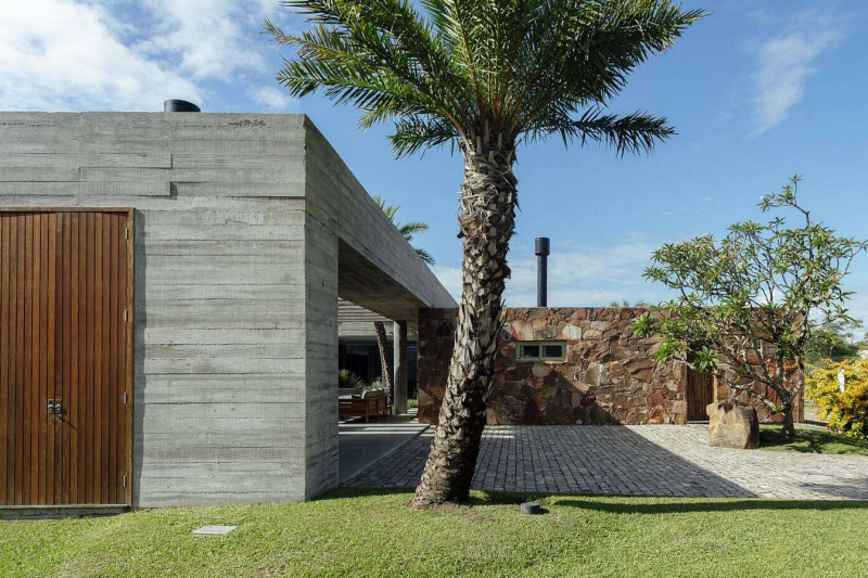 Оригинальный дизайн дома в Бразилии