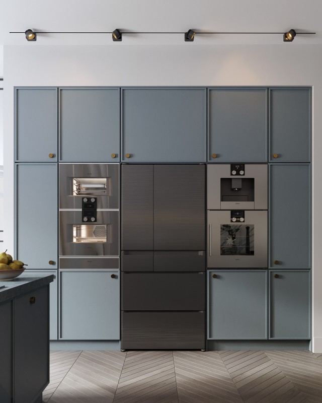 Просторные апартаменты, оформленные в пастельных тонах