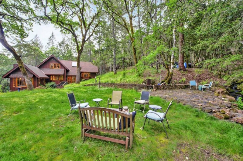 Уединенный дом в горах Майякамас, Напа, Калифорния