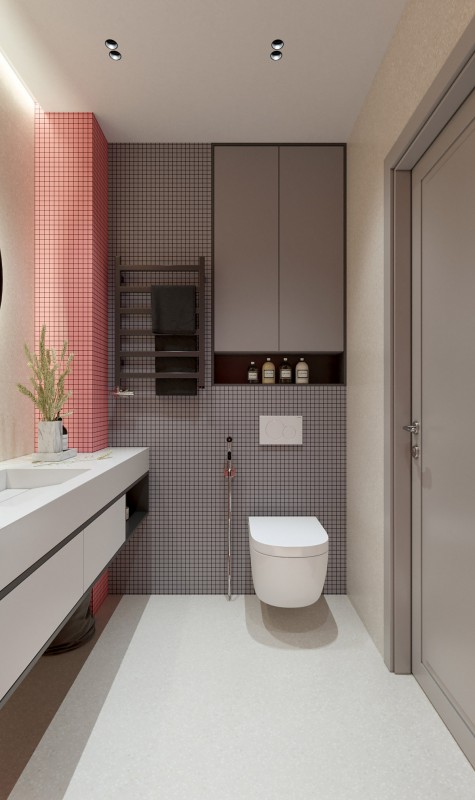 Акцентная мебель в монохромном интерьере