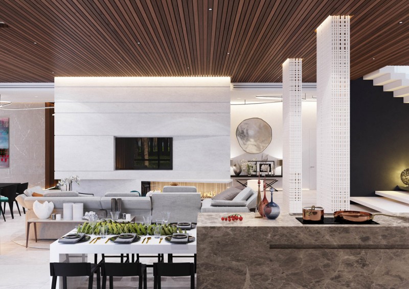 Интерьер роскошного загородного дома Интерьер роскошного загородного дома