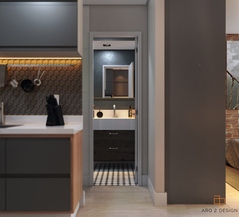 Интерьер уютной компактной квартиры