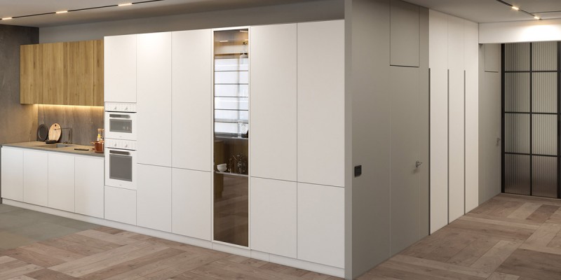 Изящный дом с вертикальными садами и уникальной системой освещения