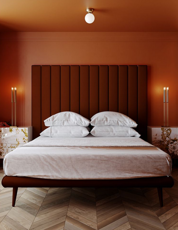 Оттенки красного в декоре просторной квартиры Оттенки красного в декоре просторной квартиры