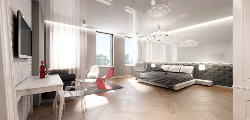 Проект квартиры-студии в Польше