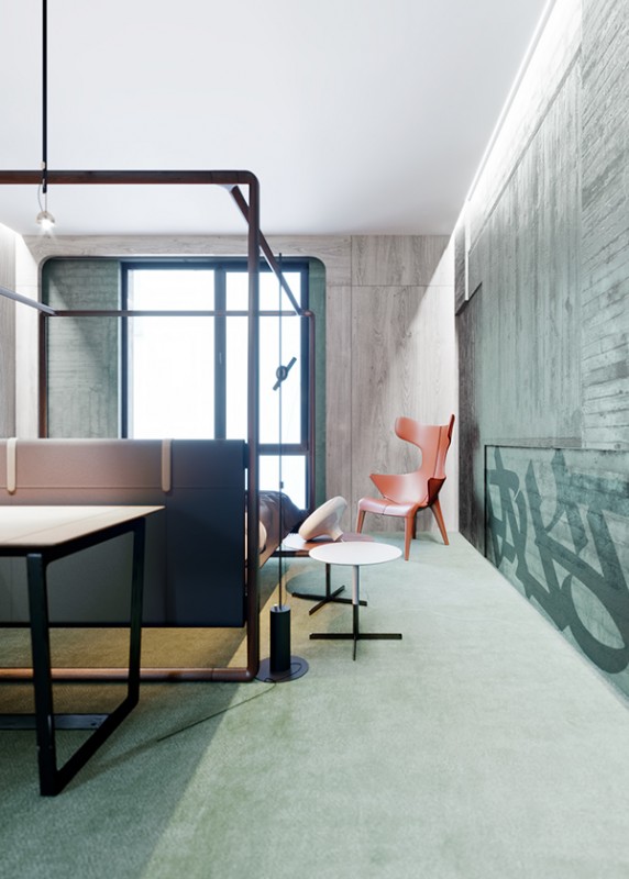 Проект лофта для молодой пары