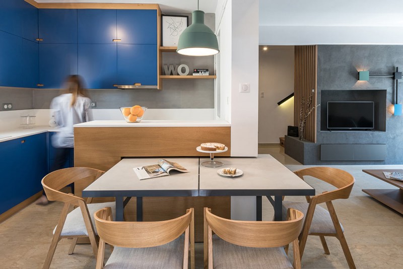 Современный дуплекс, расположенный в Салониках, Греция