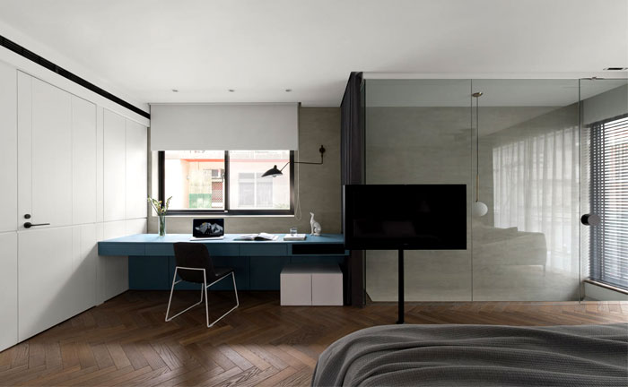 Уютный дом для семьи и рабочий офис в одном пространстве