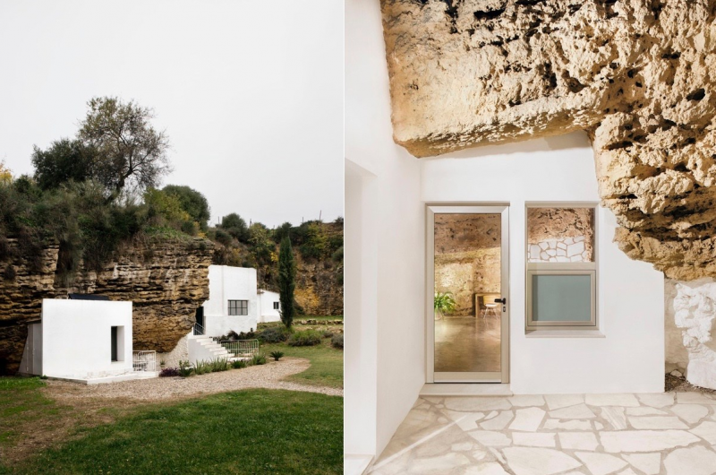 Впечатляющий дом-пещера на склонах Сьерра-Морены