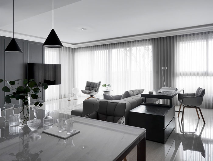 Азиатская простота и утонченная эстетика в дизайне тайваньских апартаментов Азиатская простота и утонченная эстетика в дизайне тайваньских апартаментов