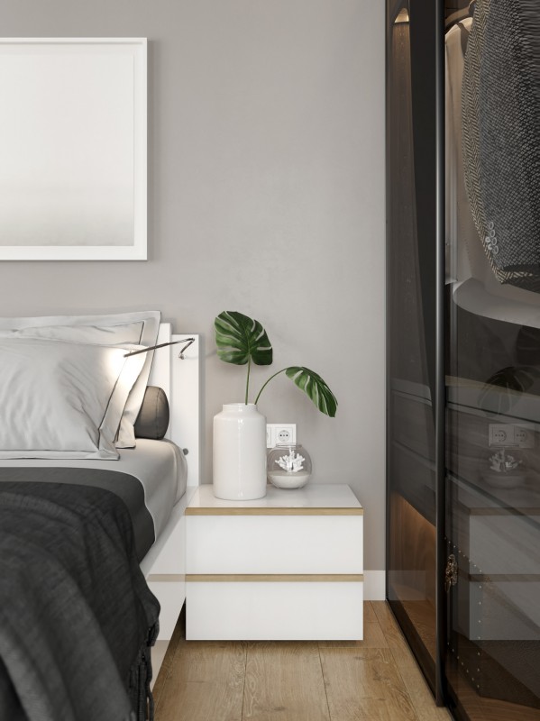 Апартаменты, оформленные в светлых тонах