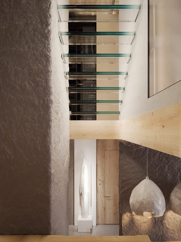 Четырехуровневая квартира, расположенная в небоскребе в центре Киева Четырехуровневая квартира, расположенная в небоскребе в центре Киева