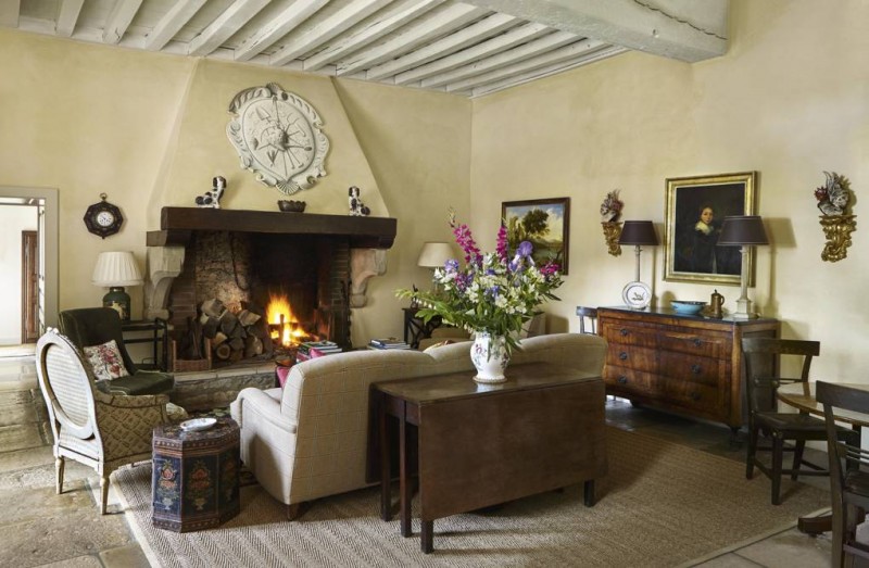 Дом декоратора Colefax Имоджен Тейлор в средневековой бургундской деревне