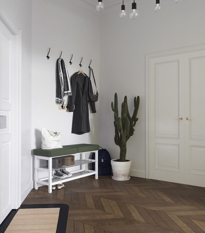 Эклектичный интерьер в скандинавском стиле