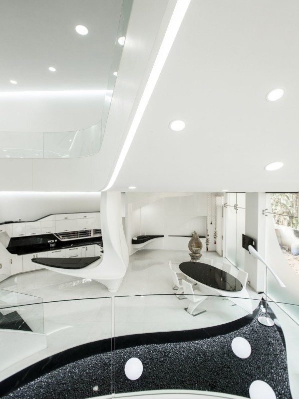 Футуристичный дизайн виллы