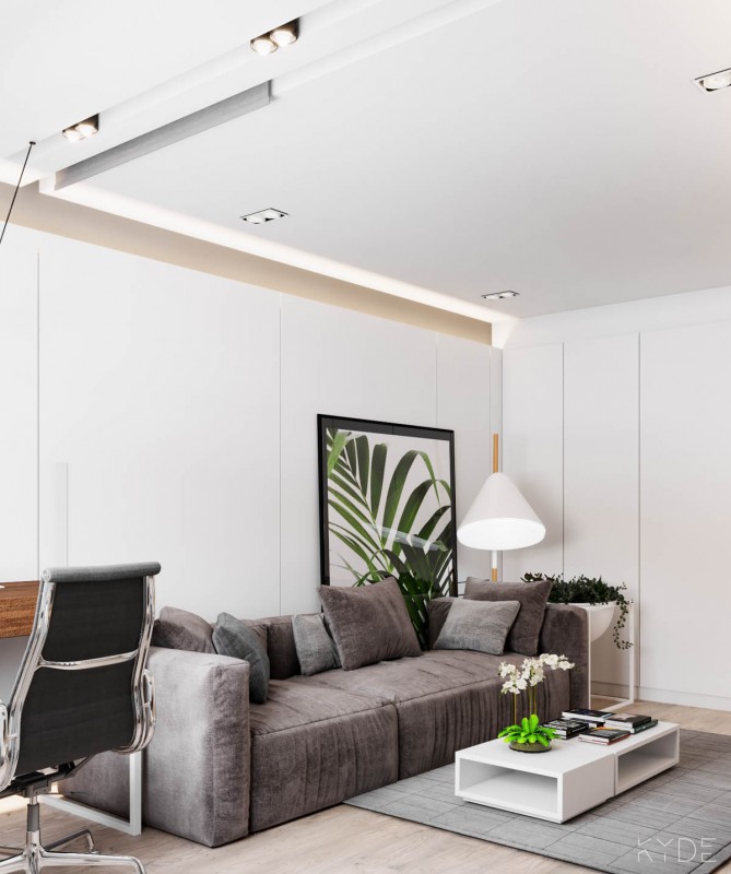 Интерьер квартиры с элементами скандинавского стиля