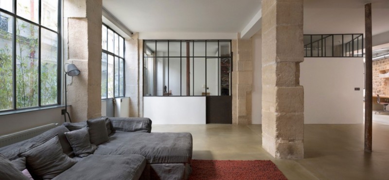 Интерьер лофта в Париже Интерьер лофта в Париже