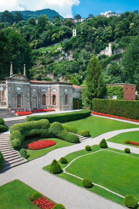 Итальянский курорт Villa d'Este на озере Комо