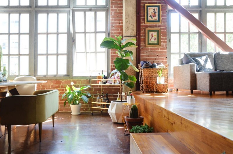 Яркий лофт в Окленде