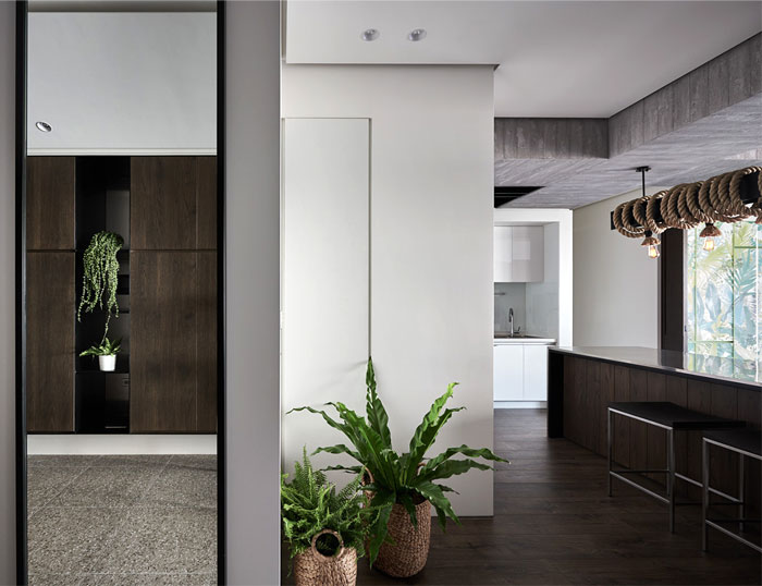 Джунгли в городе - интерьер квартиры в Тайбэе