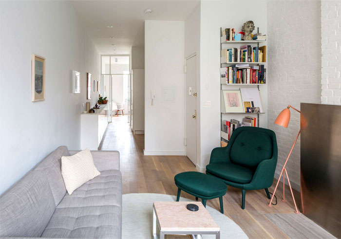 Комфортная и элегантная компактная квартира в Челси, Нью-Йорк